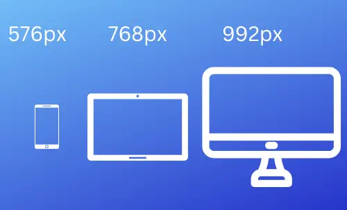 Image of device dimentions used for responsive design